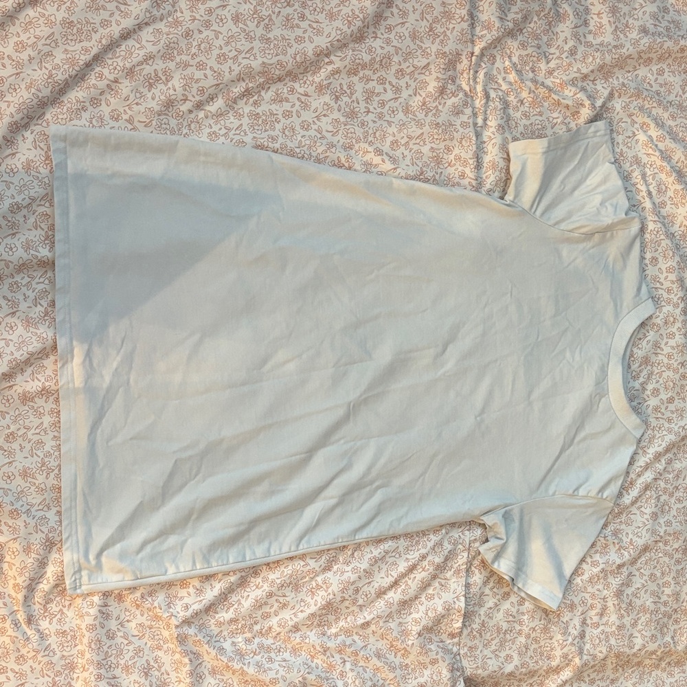 White T-shirt Dress